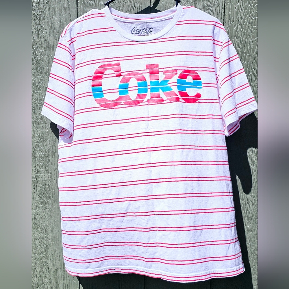 Amazing Red White And Blue Coke T-Shirt size 2x